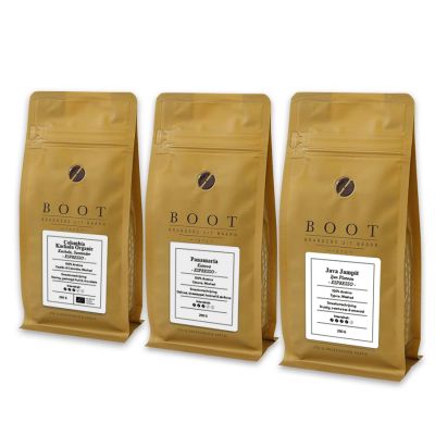 Garantie op Succes - Boot introductiepakket - 3-delig 250 gram Espresso