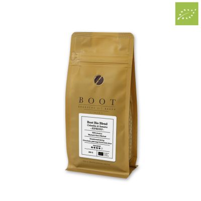 Boot Bio Blend Organic Espresso Hortus-250 gr verpakking