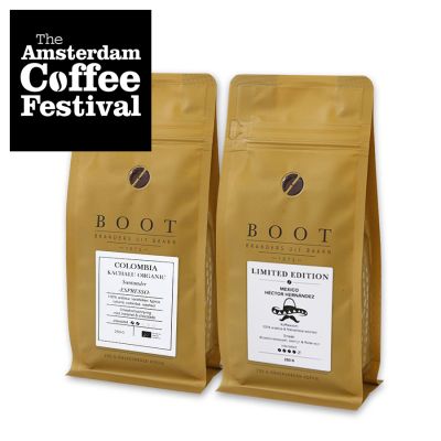 2-delig ACF Koffiepakket 250 grams verpakkingen - Espresso