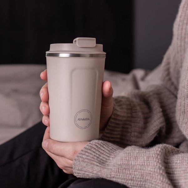 Aya & Ida - CUP2GO beker - Lavender - 380ml